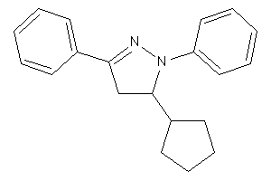 5-cyclopentyl-1,3-diphenyl-2-pyrazoline