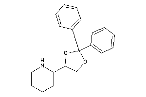 2-(2,2-diphenyl-1,3-dioxolan-4-yl)piperidine