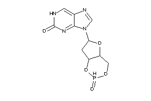 9-(4-keto-3,5,9-trioxa-4$l^{5}-phosphabicyclo[4.3.0]nonan-8-yl)-1H-purin-2-one