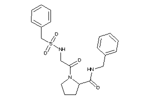 N-benzyl-1-[2-(benzylsulfonylamino)acetyl]pyrrolidine-2-carboxamide