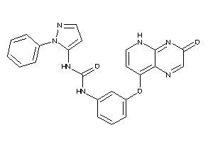 1-[3-[(3-keto-5H-pyrido[2,3-b]pyrazin-8-yl)oxy]phenyl]-3-(2-phenylpyrazol-3-yl)urea