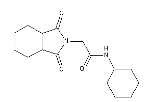 N-cyclohexyl-2-(1,3-diketo-3a,4,5,6,7,7a-hexahydroisoindol-2-yl)acetamide