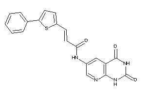 N-(2,4-diketo-1H-pyrido[2,3-d]pyrimidin-6-yl)-3-(5-phenyl-2-thienyl)acrylamide