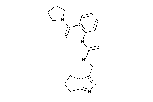 1-(6,7-dihydro-5H-pyrrolo[2,1-c][1,2,4]triazol-3-ylmethyl)-3-[2-(pyrrolidine-1-carbonyl)phenyl]urea