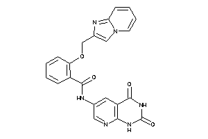 N-(2,4-diketo-1H-pyrido[2,3-d]pyrimidin-6-yl)-2-(imidazo[1,2-a]pyridin-2-ylmethoxy)benzamide