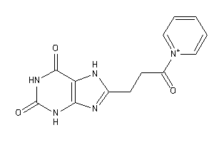 8-(3-keto-3-pyridin-1-ium-1-yl-propyl)-7H-xanthine