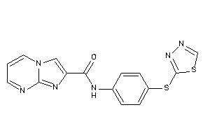 N-[4-(1,3,4-thiadiazol-2-ylthio)phenyl]imidazo[1,2-a]pyrimidine-2-carboxamide