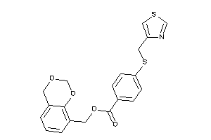 4-(thiazol-4-ylmethylthio)benzoic Acid 4H-1,3-benzodioxin-8-ylmethyl Ester