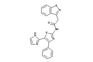 N-[5-(1H-imidazol-2-yl)-4-phenyl-thiazol-2-yl]-2-indoxazen-3-yl-acetamide