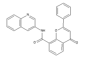 4-keto-2-phenyl-N-(3-quinolyl)chromene-8-carboxamide