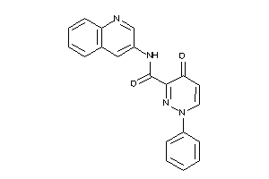 4-keto-1-phenyl-N-(3-quinolyl)pyridazine-3-carboxamide