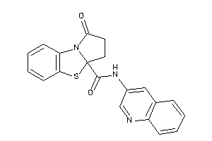 1-keto-N-(3-quinolyl)-2,3-dihydropyrrolo[2,1-b][1,3]benzothiazole-3a-carboxamide