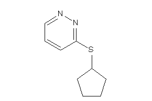 3-(cyclopentylthio)pyridazine