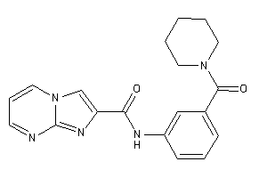 N-[3-(piperidine-1-carbonyl)phenyl]imidazo[1,2-a]pyrimidine-2-carboxamide