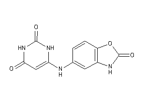 6-[(2-keto-3H-1,3-benzoxazol-5-yl)amino]uracil