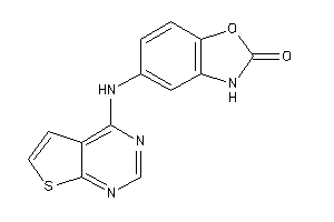 5-(thieno[2,3-d]pyrimidin-4-ylamino)-3H-1,3-benzoxazol-2-one