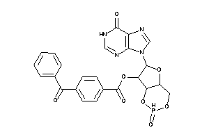 Image of 4-benzoylbenzoic Acid [3-keto-8-(6-keto-1H-purin-9-yl)-2,4,7-trioxa-3$l^{5}-phosphabicyclo[4.3.0]nonan-9-yl] Ester