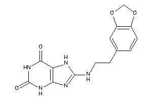 8-(homopiperonylamino)-7H-xanthine