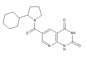 6-(2-cyclohexylpyrrolidine-1-carbonyl)-1H-pyrido[2,3-d]pyrimidine-2,4-quinone