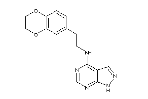 2-(2,3-dihydro-1,4-benzodioxin-6-yl)ethyl-(1H-pyrazolo[3,4-d]pyrimidin-4-yl)amine