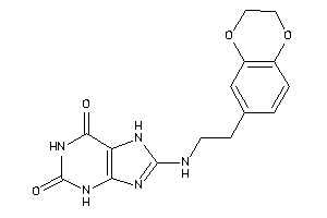 8-[2-(2,3-dihydro-1,4-benzodioxin-6-yl)ethylamino]-7H-xanthine