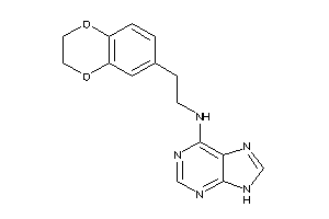 2-(2,3-dihydro-1,4-benzodioxin-6-yl)ethyl-(9H-purin-6-yl)amine