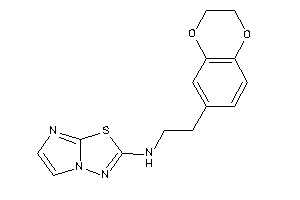 2-(2,3-dihydro-1,4-benzodioxin-6-yl)ethyl-imidazo[2,1-b][1,3,4]thiadiazol-2-yl-amine