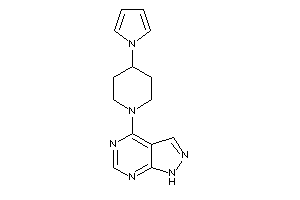 4-(4-pyrrol-1-ylpiperidino)-1H-pyrazolo[3,4-d]pyrimidine