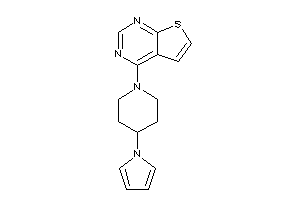 4-(4-pyrrol-1-ylpiperidino)thieno[2,3-d]pyrimidine