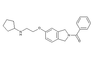 [5-[2-(cyclopentylamino)ethoxy]isoindolin-2-yl]-phenyl-methanone