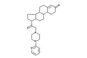 17-[2-[4-(2-pyridyl)piperazino]acetyl]-1,2,6,7,8,9,10,11,12,13,14,15,16,17-tetradecahydrocyclopenta[a]phenanthren-3-one