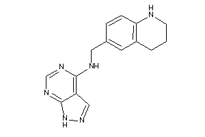 1H-pyrazolo[3,4-d]pyrimidin-4-yl(1,2,3,4-tetrahydroquinolin-6-ylmethyl)amine