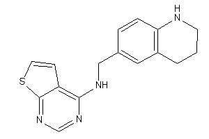 1,2,3,4-tetrahydroquinolin-6-ylmethyl(thieno[2,3-d]pyrimidin-4-yl)amine