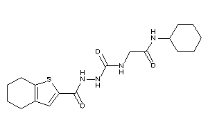 N-cyclohexyl-2-[(4,5,6,7-tetrahydrobenzothiophene-2-carbonylamino)carbamoylamino]acetamide