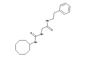 2-(cyclooctylcarbamoylamino)-N-phenethyl-acetamide