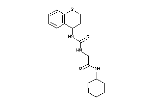 N-cyclohexyl-2-(thiochroman-4-ylcarbamoylamino)acetamide