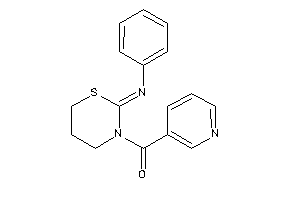 Image of (2-phenylimino-1,3-thiazinan-3-yl)-(3-pyridyl)methanone