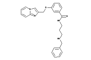 N-[3-(benzylamino)propyl]-3-(imidazo[1,2-a]pyridin-2-ylmethoxy)benzamide