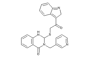 2-[[2-(2H-indol-3-yl)-2-keto-ethyl]thio]-3-(3-pyridylmethyl)-1,2-dihydroquinazolin-4-one