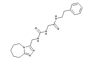 N-phenethyl-2-(6,7,8,9-tetrahydro-5H-[1,2,4]triazolo[4,3-a]azepin-3-ylmethylcarbamoylamino)acetamide