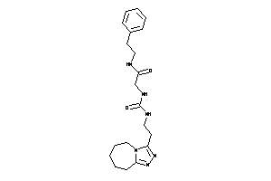 N-phenethyl-2-[2-(6,7,8,9-tetrahydro-5H-[1,2,4]triazolo[4,3-a]azepin-3-yl)ethylcarbamoylamino]acetamide