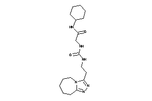 N-cyclohexyl-2-[2-(6,7,8,9-tetrahydro-5H-[1,2,4]triazolo[4,3-a]azepin-3-yl)ethylcarbamoylamino]acetamide