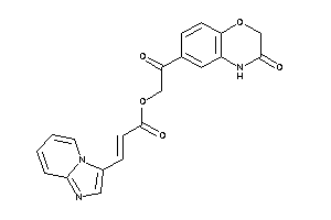 3-imidazo[1,2-a]pyridin-3-ylacrylic Acid [2-keto-2-(3-keto-4H-1,4-benzoxazin-6-yl)ethyl] Ester
