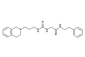 Image of 2-[3-(3,4-dihydro-1H-isoquinolin-2-yl)propylcarbamoylamino]-N-phenethyl-acetamide