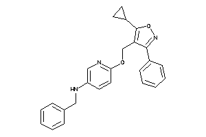 Benzyl-[6-[(5-cyclopropyl-3-phenyl-isoxazol-4-yl)methoxy]-3-pyridyl]amine