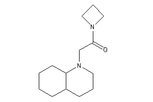 2-(3,4,4a,5,6,7,8,8a-octahydro-2H-quinolin-1-yl)-1-(azetidin-1-yl)ethanone