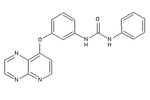 1-phenyl-3-(3-pyrido[2,3-b]pyrazin-8-yloxyphenyl)urea