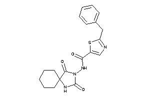 2-benzyl-N-(2,4-diketo-1,3-diazaspiro[4.5]decan-3-yl)thiazole-5-carboxamide
