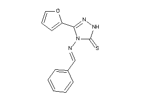 Image of 4-(benzalamino)-3-(2-furyl)-1H-1,2,4-triazole-5-thione