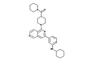 [1-[3-[2-(cyclohexylamino)-4-pyridyl]-2,6-naphthyridin-1-yl]-4-piperidyl]-piperidino-methanone